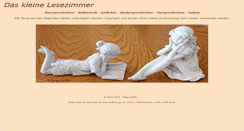 Desktop Screenshot of daskleinelesezimmer.de